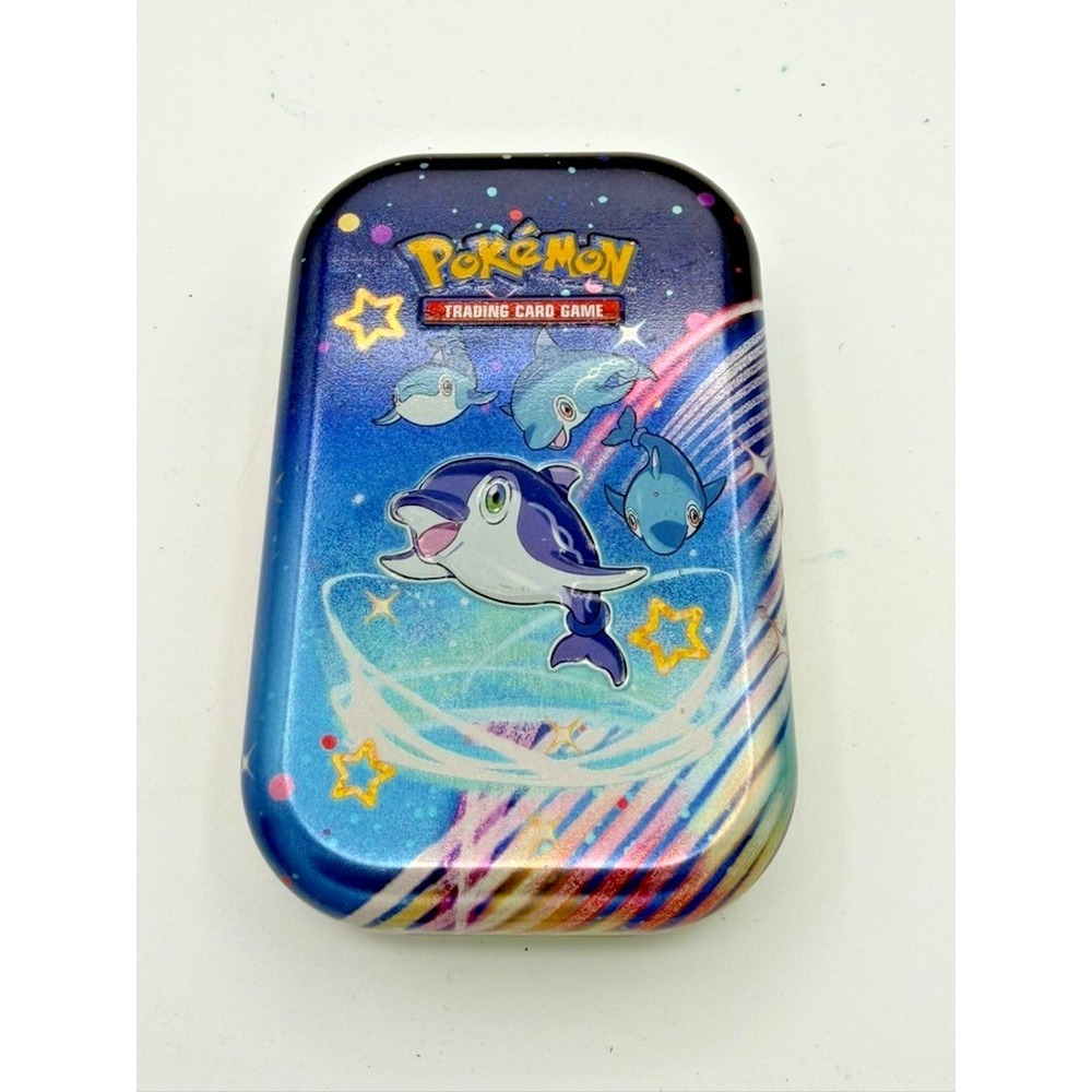 Pokemon Paldean Fates Mini Tin With Assorted Modern Cards Holo Reverse Holo Lot